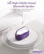 COLSUR 6-in-1 Bluetooth Speaker Alarm Clock - Image 2