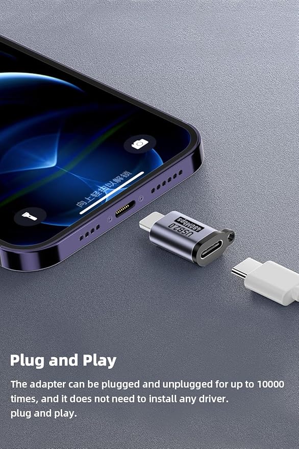 USB C/Lightning to Micro USB Adapter, Type C to Lightning Converter, USB C to - Image 4