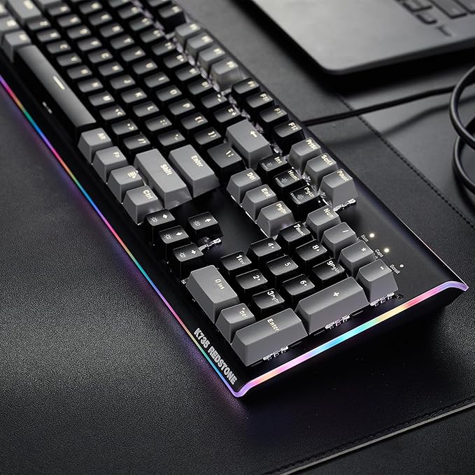 Hexgears GK735 Wired Full Size Mechanical Keyboard, Aluminum Housing Built - Image 2