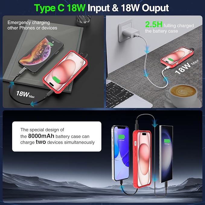 GIN FOXI Fast Charging Battery Case - Image 4