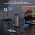 WAVLINK USB C DisplayLink Docking Station 15 in 1 - Image 5