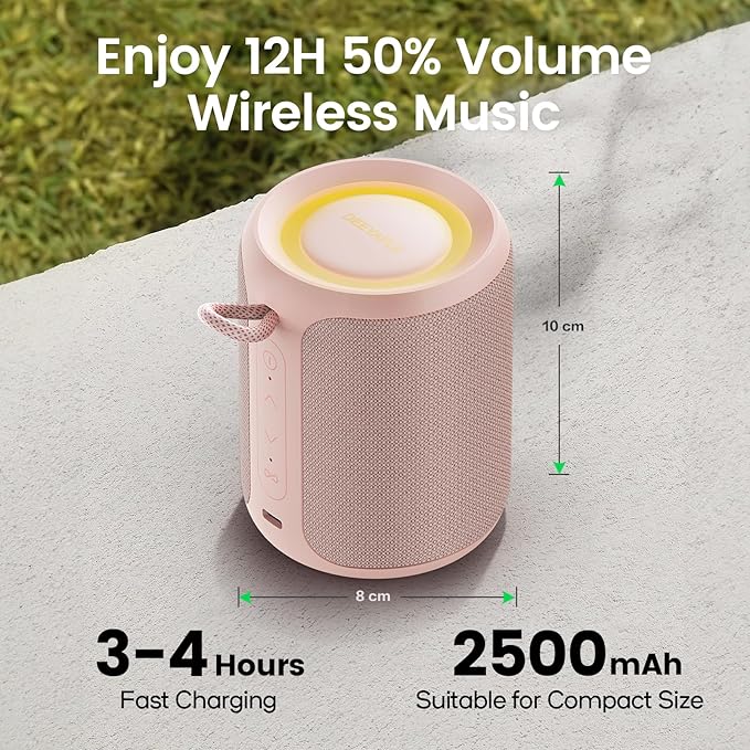 Bluetooth Speaker Wireless, IP67 Waterproof & Dustproof Portable Speaker - Image 3