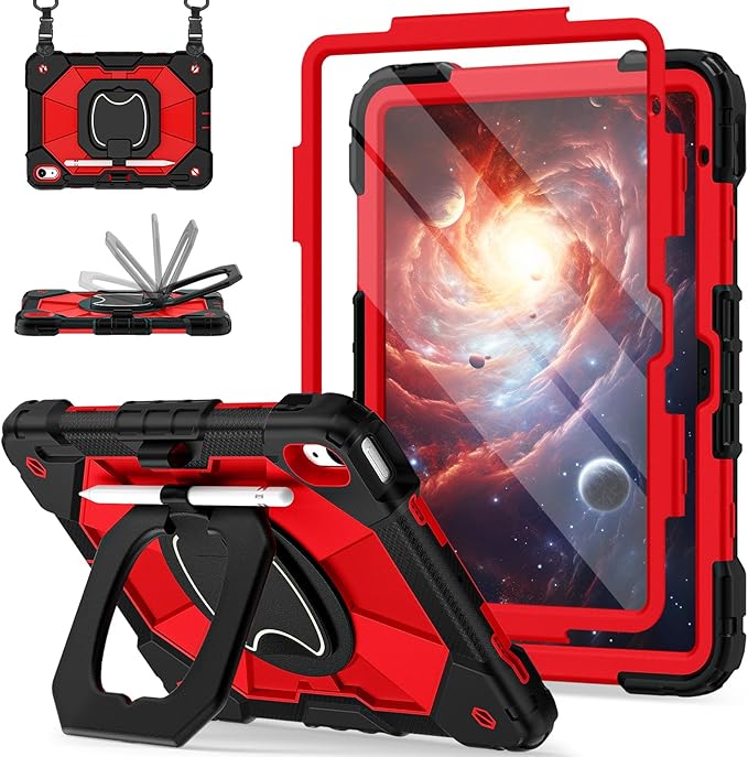 Case for iPad 10th Generation 10.9 Inch, iPad 11th Generation 11 Inch, Rugged i by Scnioy