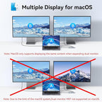 USB C to USB C Hub Dual Monitor, USBC Splitter - Image 5
