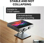 Foldable Aluminum Tablet & Phone Stand — Adjustable Height & Angle, Portable - Image 4