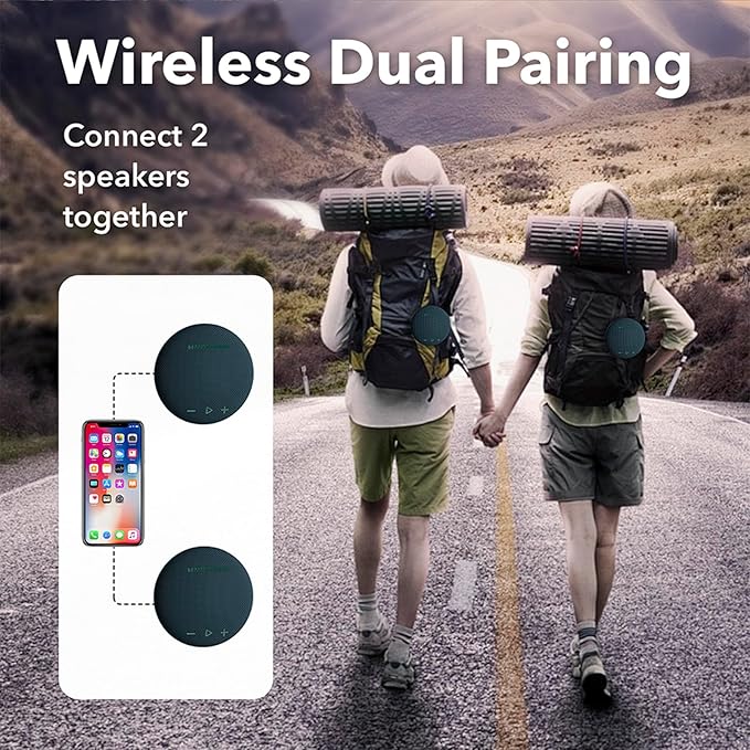 Monster Bluetooth Speaker, IPX8 Shower Speaker Waterproof, Extra Long Playtime - Image 8