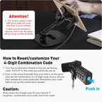 AboveTEK iPad Lock Security Cable w/Adhesive Plates, 6Ft Keyless 4 Digit - Image 7