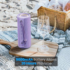 MIATONE Portable Bluetooth Speaker 36W Stereo Sound Bass Boost, 24H Playtime - Image 3