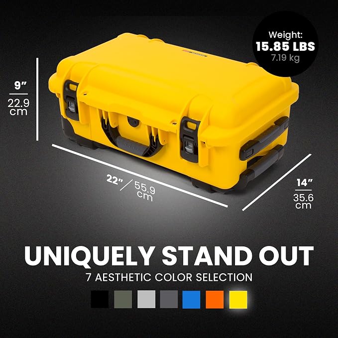NANUK Wheeled Series 935 Lightweight NK-7 Resin Waterproof Protective Case - Image 5