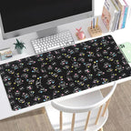Desk Mat Cute Black Anime Sprite Gaming Mouse Pad XXL Large Extended Kawaii - Image 2