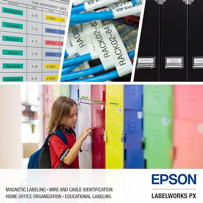 LABELWORKS Epson LW-PX750PCD Industrial Label Maker Kit - Image 6