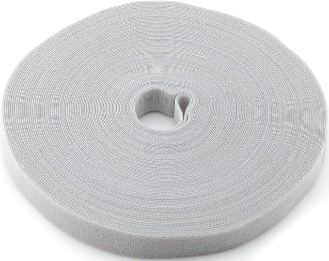 Reusable Fastening Tape Cable Ties 3/4 Inch Double Side Hook Roll by SAISN