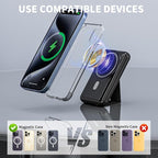 Magnetic Power Bank 10000mAh, Wireless Portable Charger - Image 4