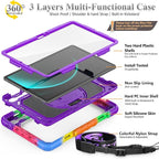 SEYMAC stock Case for Samsung Galaxy Tab S10 FE / S9 / S9 FE 5G Tablet Case - Image 7