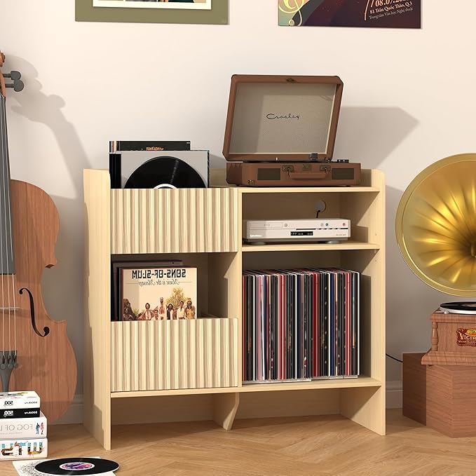 Record Player Stand with Vinyl Storage - Image 6