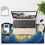 Gaming Desk Pad Large Extra Length Night Sky Mouse Pad Keyboard Laptop Non-Slip - Image 4