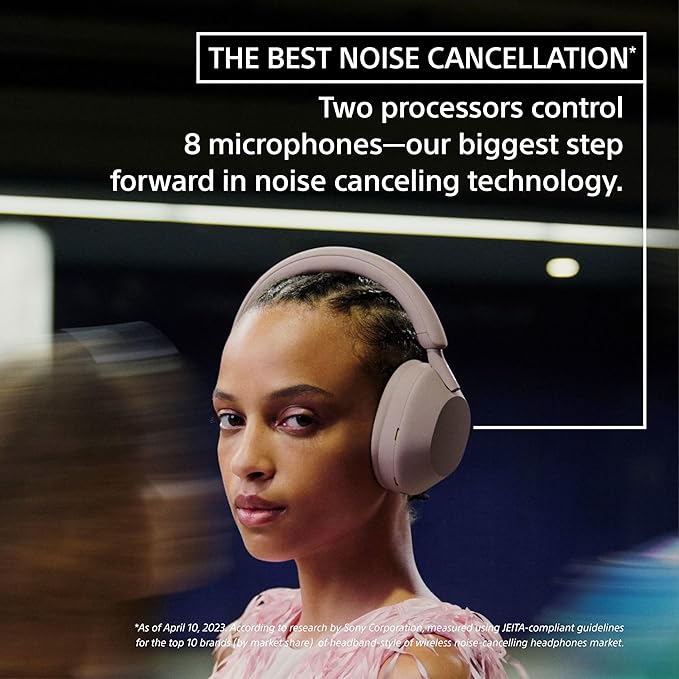 Sony WH-1000XM5 Premium Noise Canceling Headphones, Auto NC Optimizer, 30-Hour - Image 3