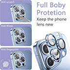 2 Pack Camera Lens Protector for iPhone 13 Pro/iPhone 13 Pro Max, AR Tempered - Image 5