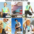 COMLIFE Portable Mini Waist Fan - Image 8