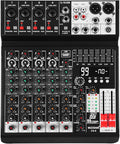 Audio Mixer 6 Channel Sound Mixer Console, Professional Music Mixing Board DJ by MIZISNR
