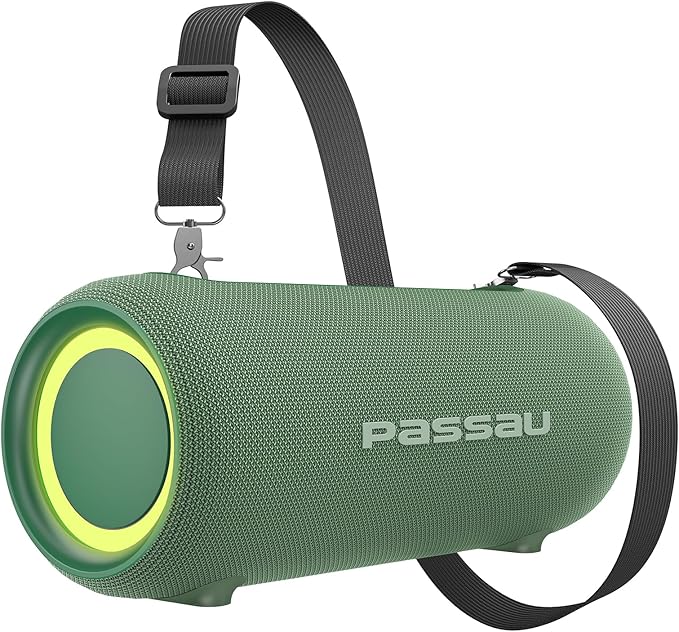Passau Portable Bluetooth Speakers 40W Peak Loud Stereo Sound, Passive by Passau