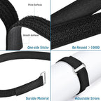 1"x19.7ft Hook and Loop Straps - Image 5