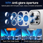 UniqueMe 3 Packs Compatible for iPhone 14 Pro Max/iPhone 14 Pro Camera Lens - Image 3