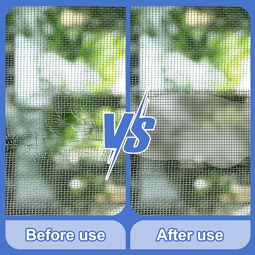Extra Wide 5 inch x 20 ft Window Screen Tape Mesh Repair Strong Adhesive - Image 4