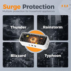 Multi Plug Outlet Splitter, TESSAN Multiple Plug Surge Protector, 5 Outlet - Image 5