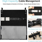 No Drill Under Desk Cable Management and Privacy Panel 2 in 1 | Modesty Panel - Image 4