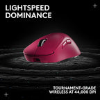 Logitech G PRO X Superlight 2 DEX Wireless Gaming Mouse, 60g Pro-Grade - Image 5