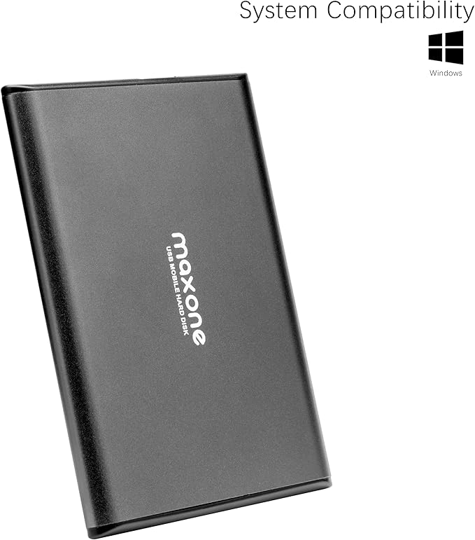 Maxone 1TB Ultra Slim Portable External Hard Drive HDD USB 3.0 Compatible - Image 2