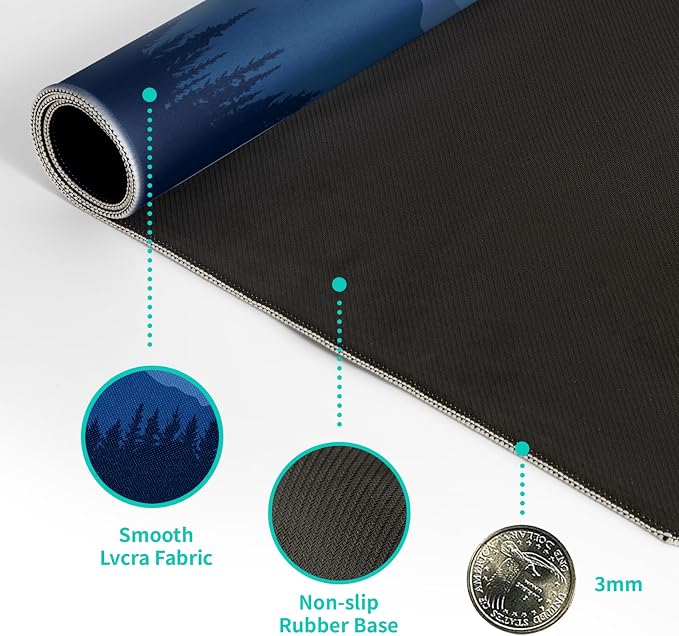Japanese Mountain Landscape Gaming Mouse Pad Extended Large Mousepad - Image 8