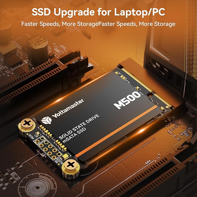 Yottamaster M500 128GB mSATA SSD SATA III 6Gb/s, mSATA Internal Solid State - Image 4