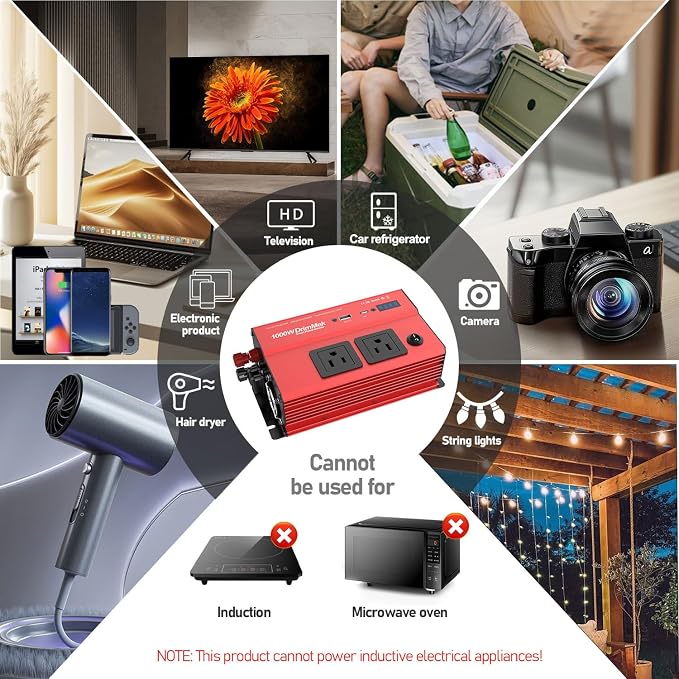 1000 Watt Power Inverters 12v to 110v - Image 7