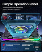 KeiBn Gaming Laptop Cooling Pad, Laptop Fan Cooling Pad - Image 5