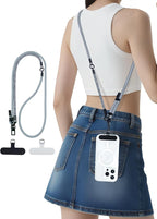 Phone Lanyard Crossbody, 3-in-1 Neck Strap& Wrist Strap, Adjustable Anti-Theft by KuakeCase