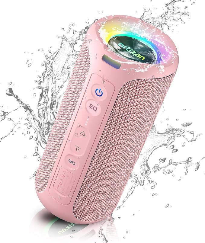 Ortizan Bluetooth Speakers, Portable Wireless Stereo Speaker by Ortizan