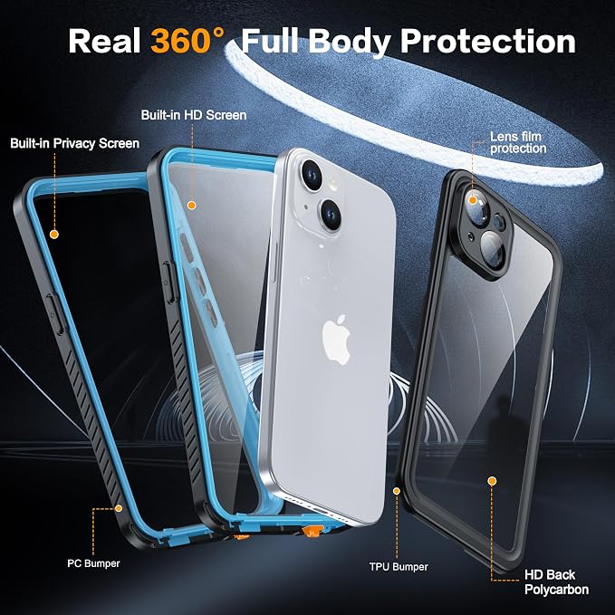 for iPhone 15 Case Waterproof - Image 3