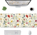 Wild Flowers Large Mouse Pad, Gaming Keyboard Desk Pad, Extended Mouse Mat - Image 2