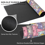 Mouse Pad, Large Cute Christmas Cats Desk Mat, Extended Non-Slip Gaming - Image 3