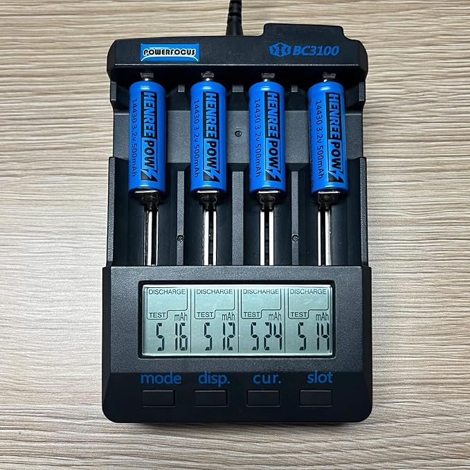 Henreepow LiFePo4 Battery 14430, 3.2v Rechargeable Solar Batteries, 500mAh - Image 4