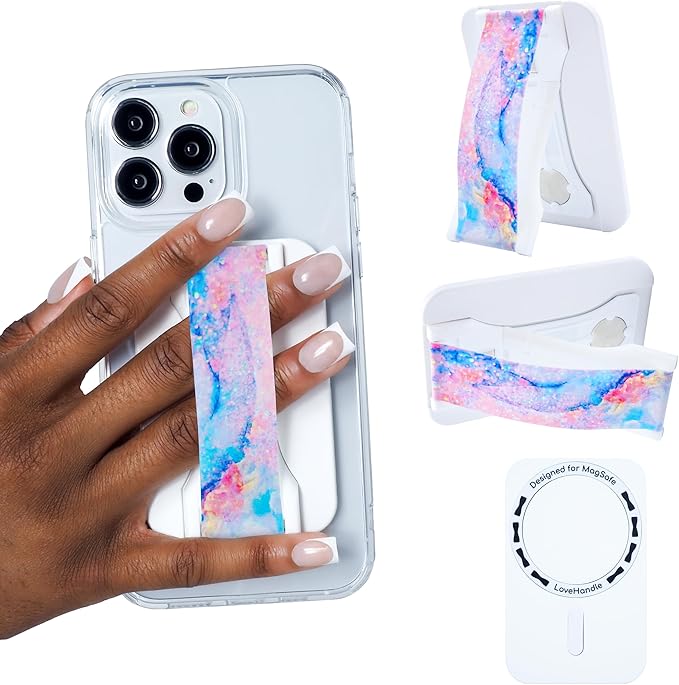 LoveHandle PRO MagSafe Compatible Magnetic Phone Grip by LOVEHANDLE