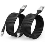 iPhone Charger Cord 6 ft 2Pack, USB A to Lightning Cable Braided Fast Charging by OHBOX