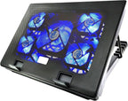Laptop Cooling Pad 17inch 15.6 14 13 12inch Gaming Cooler Pad Chill Mat 5 Quiet - Image 3