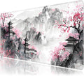 Japanese Cherry Blossom Large Mouse Pad, Gaming Keyboard Desk Pad, Extended by BAHDSISFA