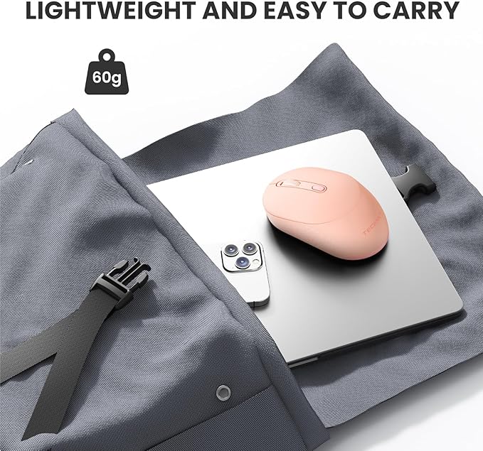 TECKNET Bluetooth Wireless Mouse, Compact & Portable, Silent Click, Ergonomic - Image 6