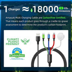 Upgraded Travel Essentials for Apple Watch Charger 4 in 1 Multi Charging Cable - Image 5