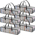 Lifewit CD Storage Bags, Front Window Zipper Design, Stackable Media Organizer by Lifewit
