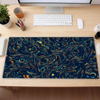 Abstract Starry Sky Swirl Gaming Desk Mat - Image 6